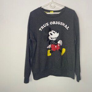Disney Mickey Mouse Men's L True Original Graphic Long Sleeve T-Shirt 7658